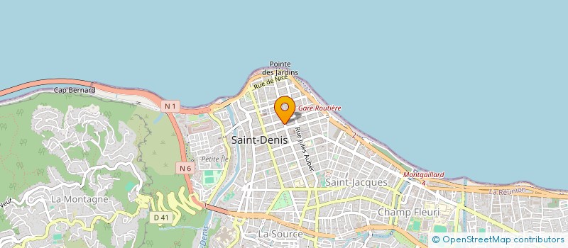localisation de l'entreprise SARL POMPE FUNEBRE LES ORCHIDEES à SAINT-DENIS