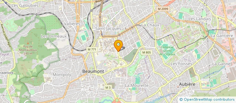 localisation de l'entreprise SARL POMPES FUNEBRES BONGIRAUD à CLERMONT-FERRAND