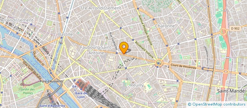 localisation de l'entreprise SARL POMPES FUNEBRES CHANTERELLES à PARIS 11