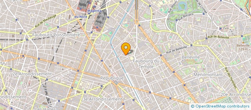 localisation de l'entreprise SARL POMPES FUNEBRES G MULLER à PARIS
