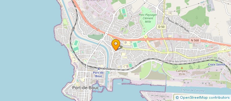 localisation de l'entreprise SARL POMPES FUNEBRES HORUS  PORT-DE-BOUC