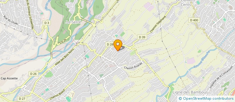 localisation de l'entreprise SARL POMPES FUNEBRES SERVICES à SAINT-PIERRE