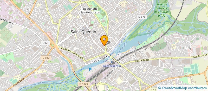 localisation de l'entreprise SARL POMPON JACQUES PROTHESES DENTAIRES à SAINT-QUENTIN