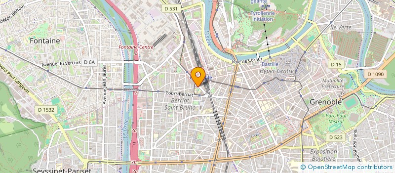 localisation de l'entreprise SARL PONCET  GRENOBLE