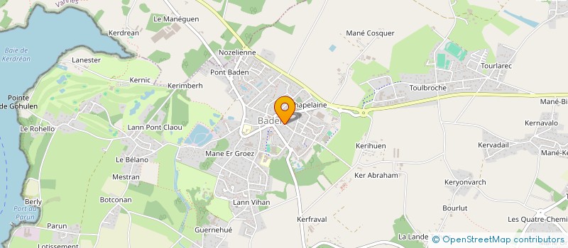 localisation de l'entreprise SARL PONEY CLUB DE BADEN à BADEN