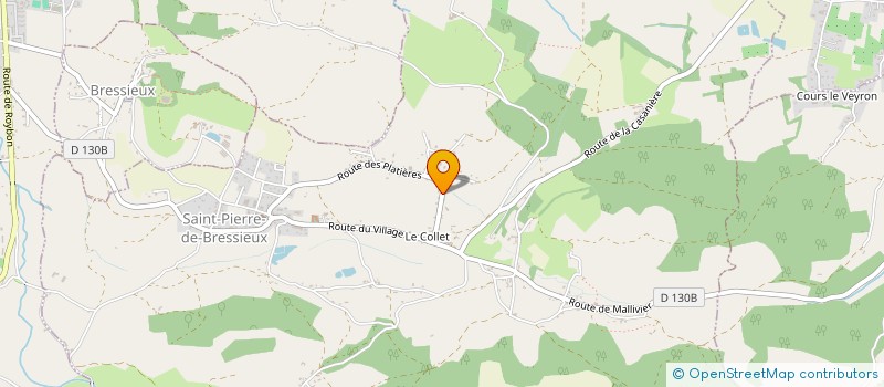 localisation de l'entreprise SARL PONEY PHIL  SAINT-PIERRE-DE-BRESSIEUX