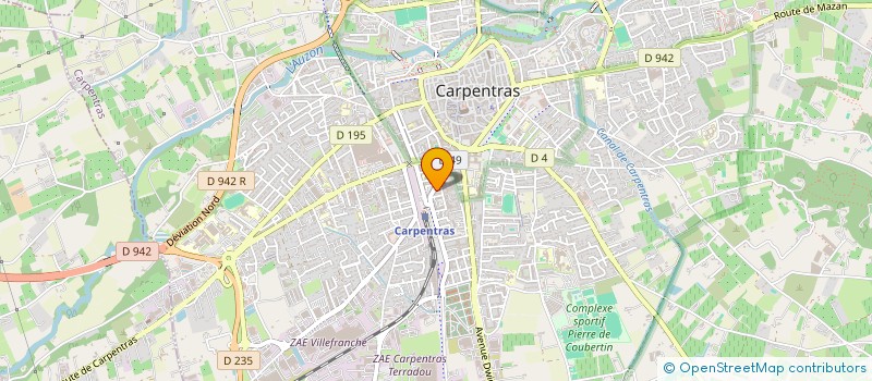 localisation de l'entreprise SARL PONS ANDRE  CARPENTRAS