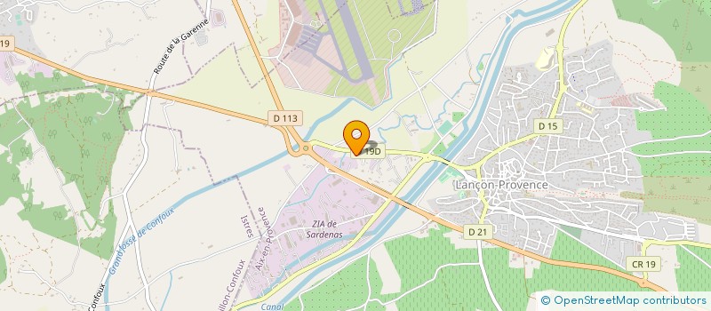 localisation de l'entreprise SARL PONS ET FILS à LANCON-PROVENCE