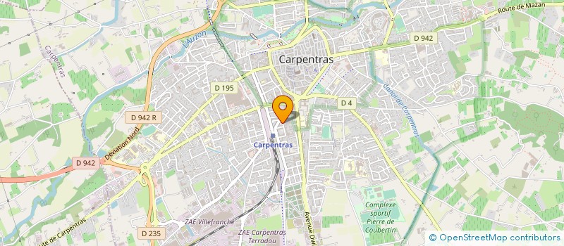 localisation de l'entreprise SARL PONS MANO SERVICES à CARPENTRAS