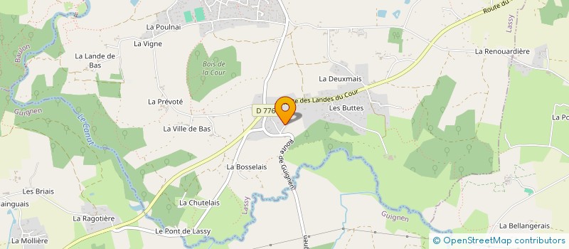 localisation de l'entreprise SARL PONT DE CANUT  GUIGNEN