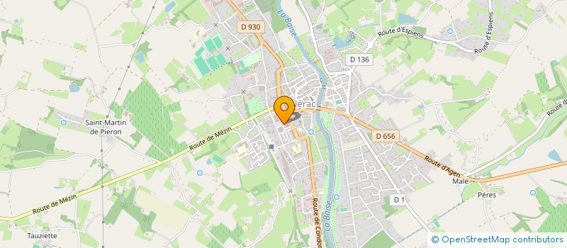 localisation de l'entreprise SARL PONTENS OSPITAL  NERAC