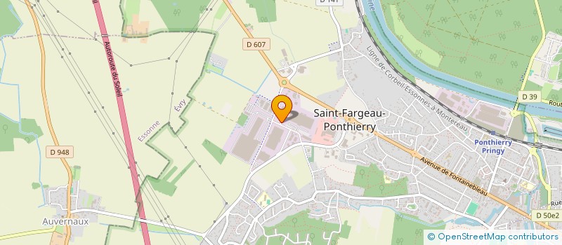 localisation de l'entreprise SARL PONTHIERRY PNEU  SAINT-FARGEAU-PONTHIERRY