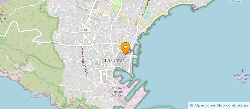localisation de l'entreprise SARL PONTIER ET COMPAGNIE à LA CIOTAT