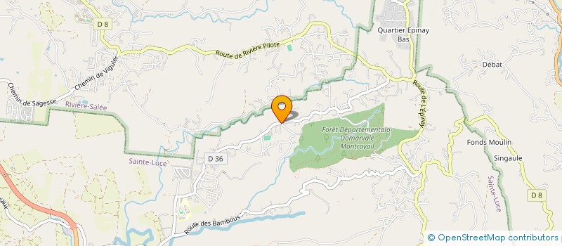 localisation de l'entreprise SARL PONTON 5  SAINTE LUCE