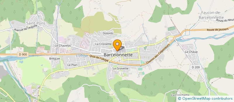 localisation de l'entreprise SARL PONZA à BARCELONNETTE