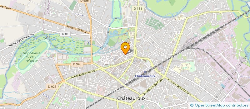 localisation de l'entreprise SARL POP BAR à CHATEAUROUX
