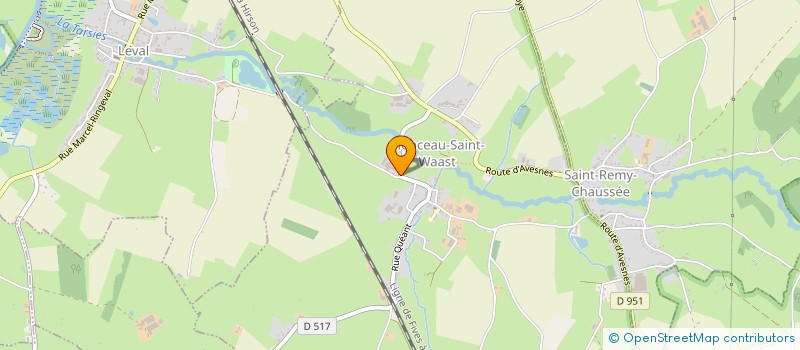 localisation de l'entreprise SARL PORCS RENARD  MONCEAU-SAINT-WAAST