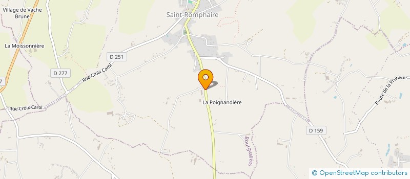 localisation de l'entreprise SARL POREE & FILS à BOURGVALLEES