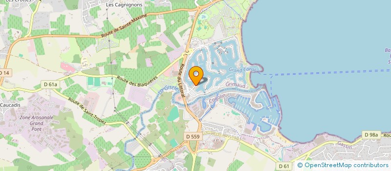 localisation de l'entreprise SARL PORT GRIMAUD BOAT à GRIMAUD
