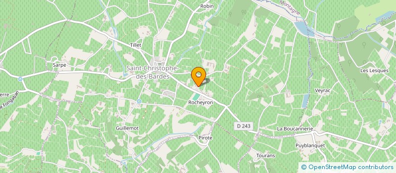 localisation de l'entreprise SARL PORTALIER  SAINT-EMILION