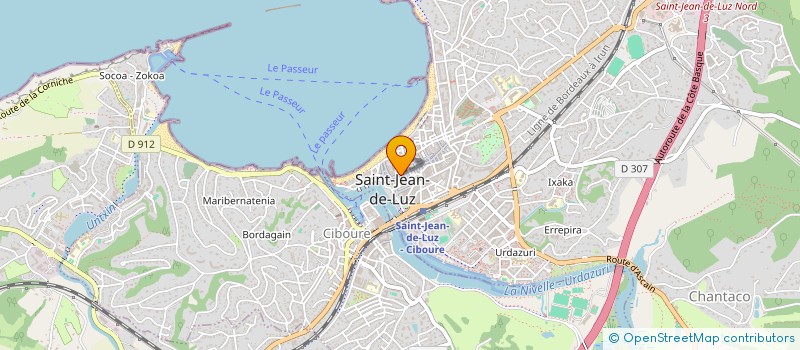 localisation de l'entreprise SARL PORTE PLUME à SAINT-JEAN-DE-LUZ