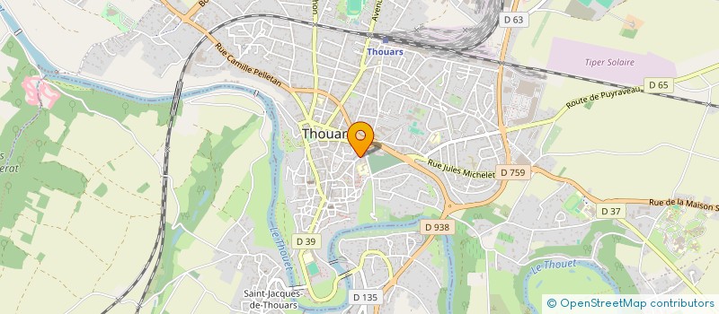 localisation de l'entreprise SARL PORTE PREVOST à THOUARS