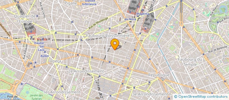 localisation de l'entreprise SARL POSBAT  PARIS