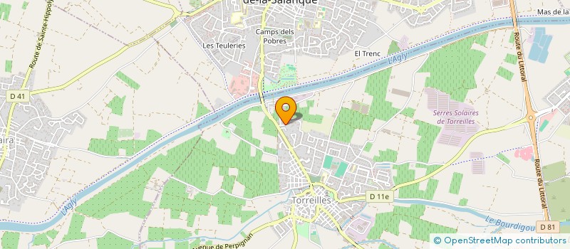 localisation de l'entreprise SARL POSE SERVICE à TORREILLES