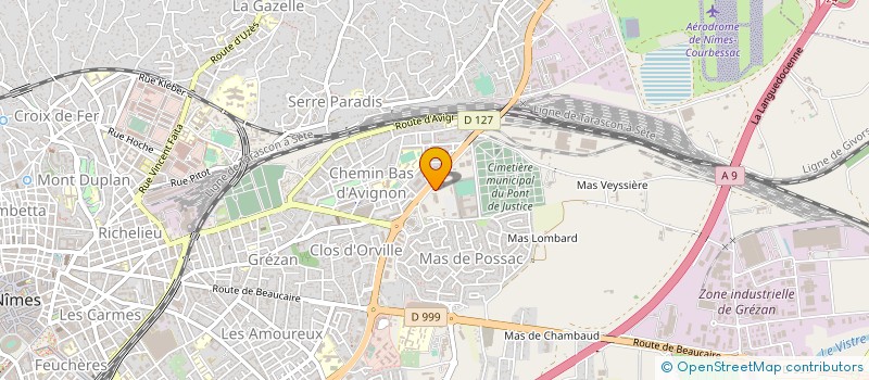 localisation de l'entreprise SARL POSEIDON à NIMES