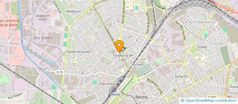 localisation de l'entreprise SARL POSITIF à REIMS