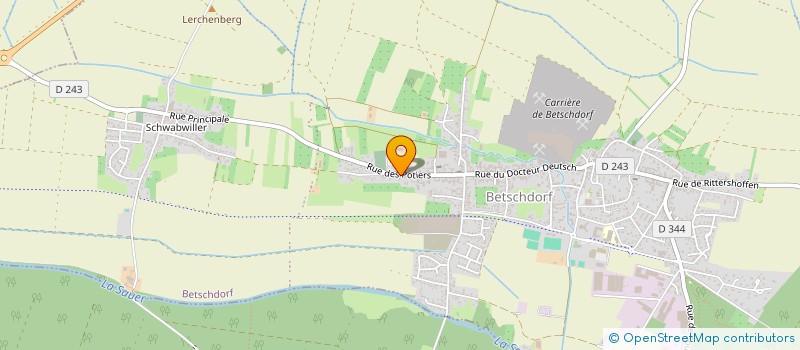 localisation de l'entreprise SARL POTERIE FORTUNE SCHMITTER ET FILS  BETSCHDORF