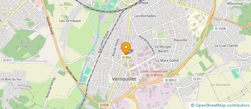localisation de l'entreprise SARL POTHIER à VERNOUILLET