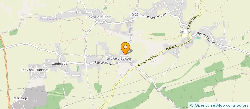 localisation de l'entreprise SARL POTIER JEAN LOUIS  LAVAL-EN-BRIE