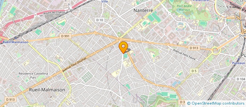 localisation de l'entreprise SARL POTTIER ET FILS à NANTERRE