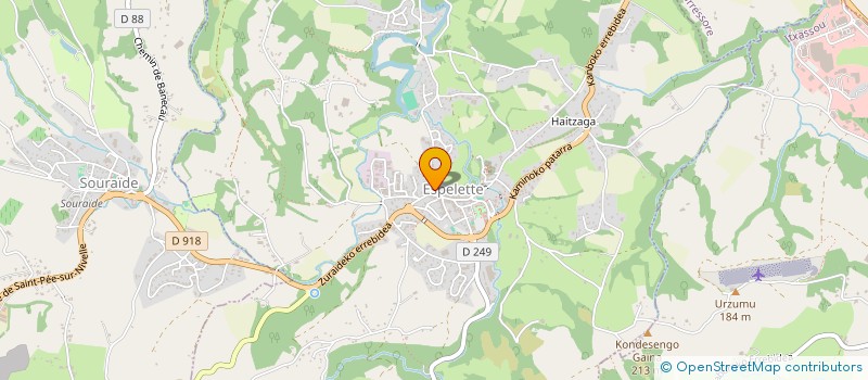 localisation de l'entreprise SARL POTTOKA  ESPELETTE