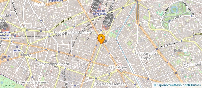 localisation de l'entreprise SARL POUCE TEX  PARIS