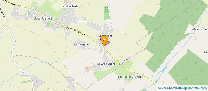 localisation de l'entreprise SARL POUILLET à BOIS-ARNAULT