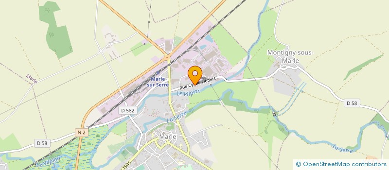 localisation de l'entreprise SARL POULAIN à MARLE