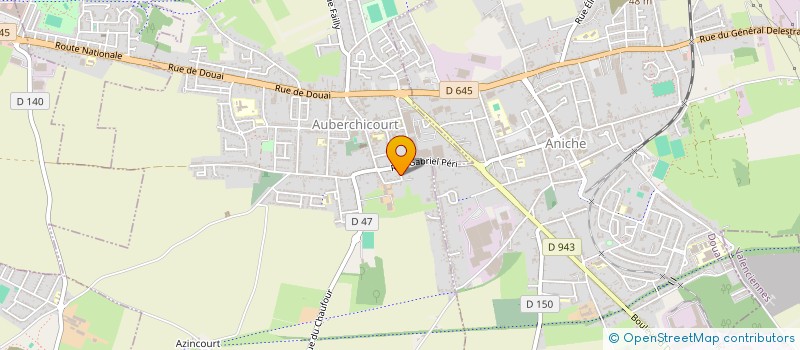 localisation de l'entreprise SARL POULAIN DUFLOT à AUBERCHICOURT