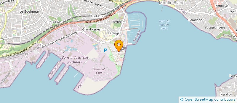 localisation de l'entreprise SARL POULGUEN à BREST