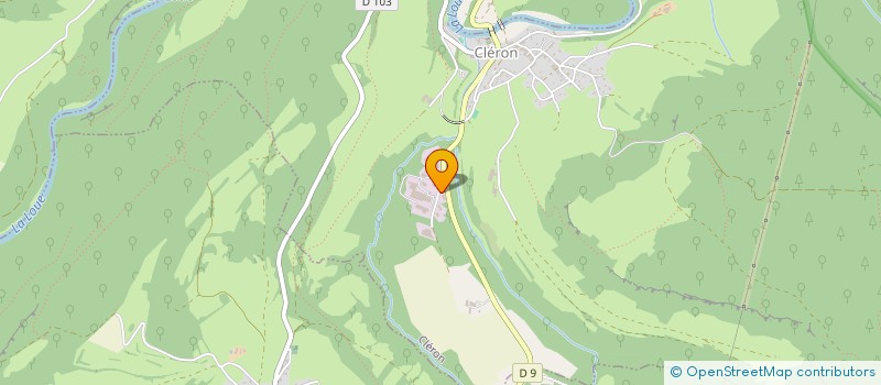 localisation de l'entreprise SARL POURCELOT JACQUES  CLERON