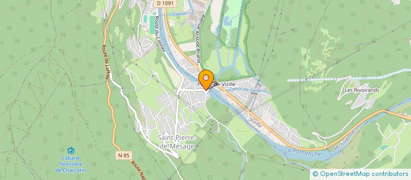 localisation de l'entreprise SARL POURREAU DISTRIB ALIMENTAIRE à SAINT-PIERRE-DE-MESAGE