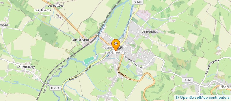 localisation de l'entreprise SARL POUSTIQUET  SAINT-LEGER-SUR-DHEUNE