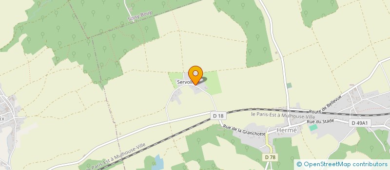 localisation de l'entreprise SARL POUTHE GAUDIN  HERME