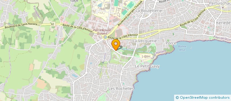 localisation de l'entreprise SARL POUTIER à SAINT-NAZAIRE