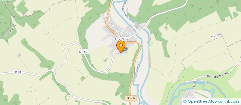 localisation de l'entreprise SARL POZZI à TREVERAY