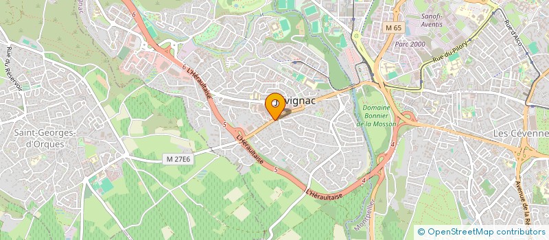 localisation de l'entreprise SARL PPM  JUVIGNAC