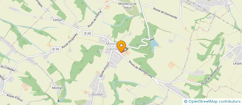 localisation de l'entreprise SARL PPRT  MONTBRUN-LAURAGAIS