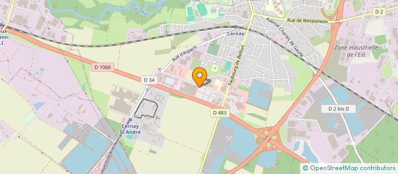 localisation de l'entreprise SARL PR RAFFORT à CERNAY