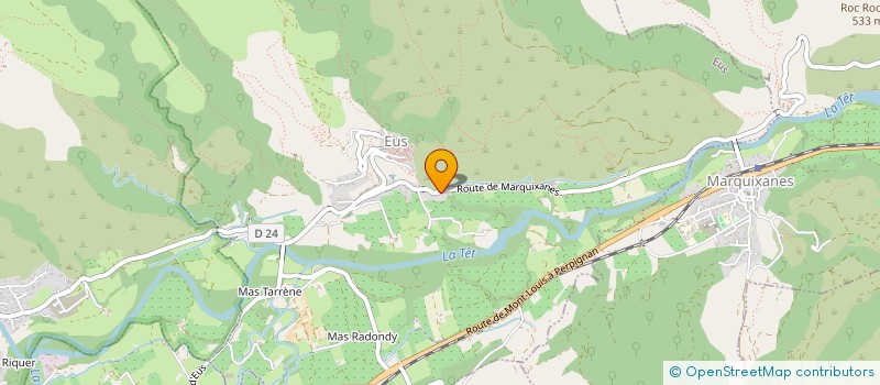 localisation de l'entreprise SARL PRADES PIECES AUTOS à PRADES